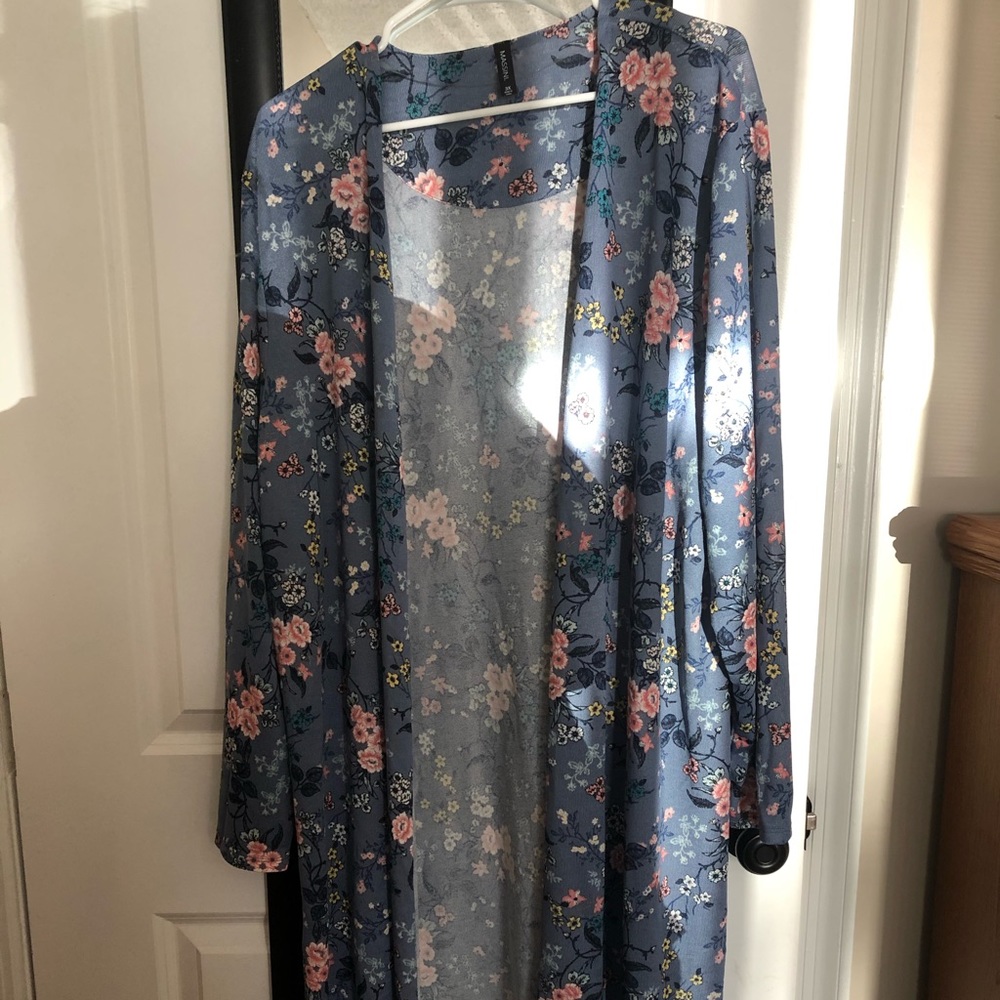 Duster Cardigan 3x 4x spring new without tags